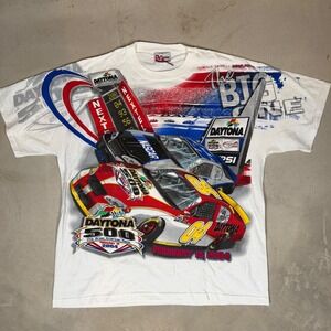 Chase Authentics 2004 Daytona 500 The Great American Race AOP T-Shirt Mens L